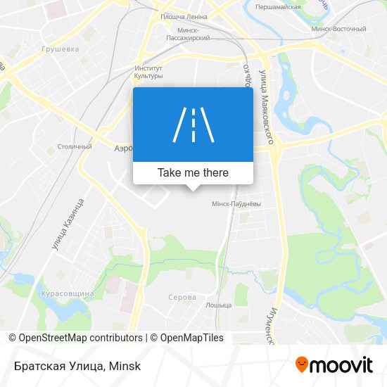 Братская Улица map
