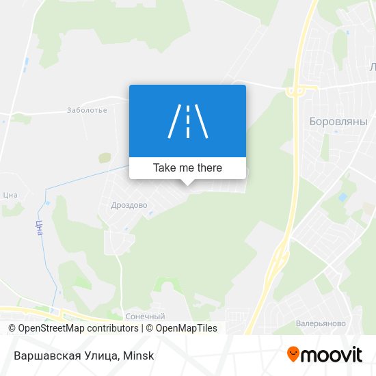Варшавская Улица map