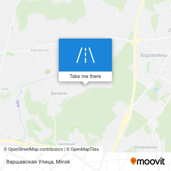 Варшавская Улица map
