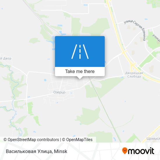 Васильковая Улица map