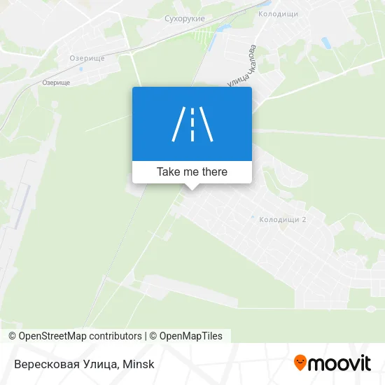 Вересковая Улица map