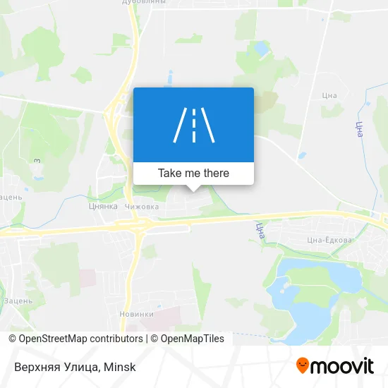 Верхняя Улица map