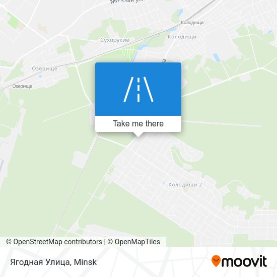 Ягодная Улица map