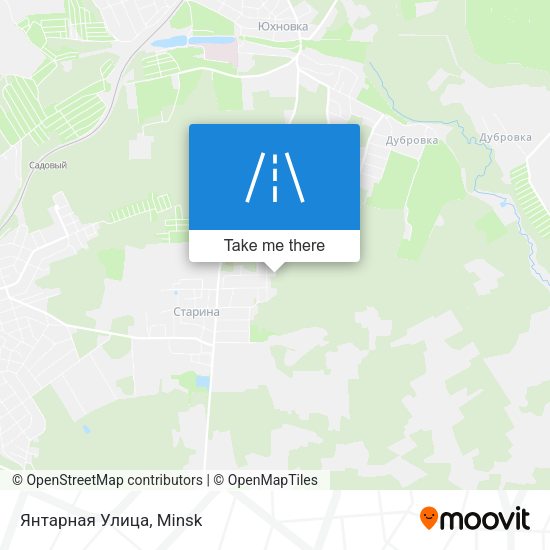 Янтарная Улица map