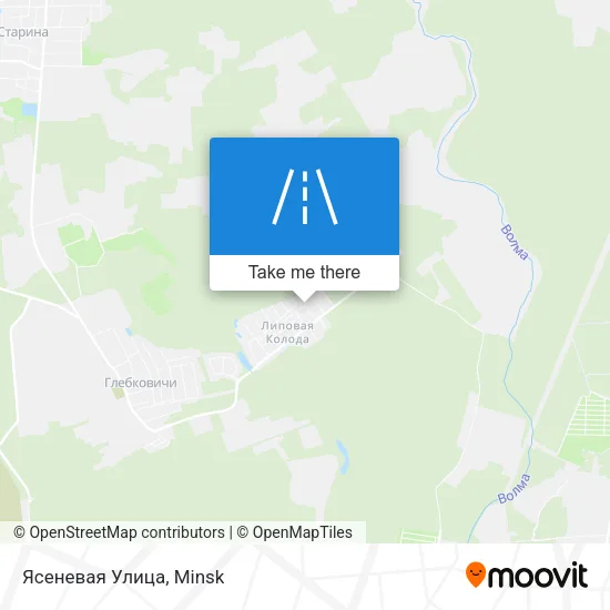 Ясеневая Улица map