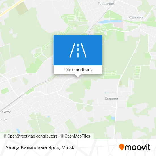 Улица Калиновый Ярок map