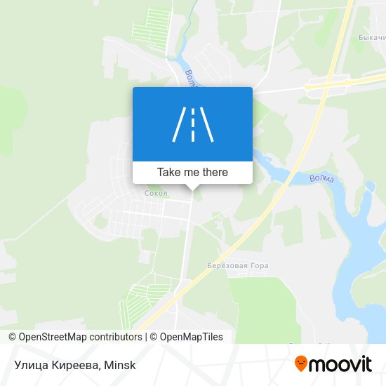 Улица Киреева map