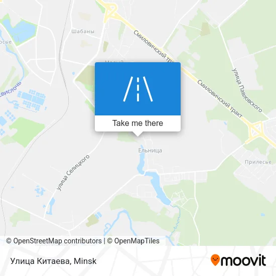 Улица Китаева map