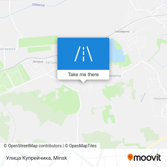Улица Купрейчика map