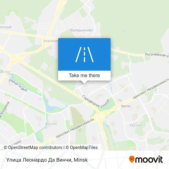 Улица Леонардо Да Винчи map