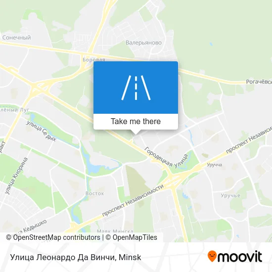 Улица Леонардо Да Винчи map