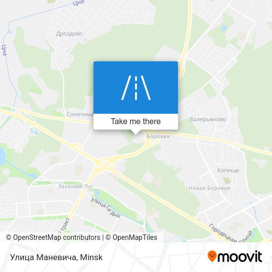 Улица Маневича map