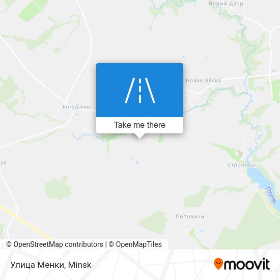 Улица Менки map