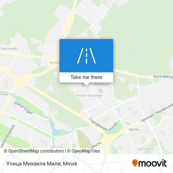 Улица Михаила Миля map