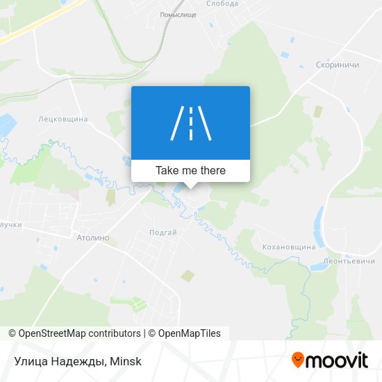 Улица Надежды map