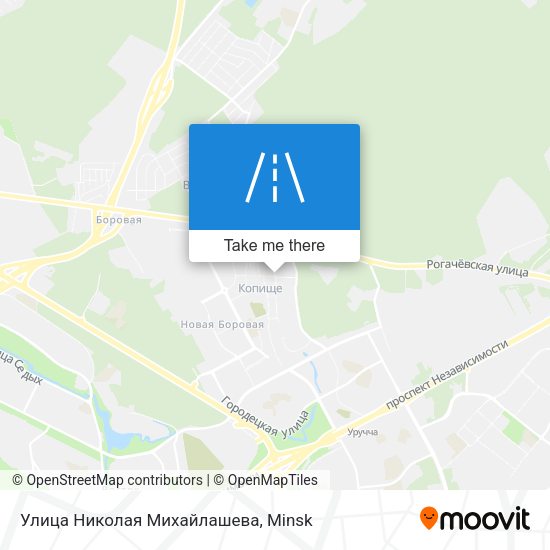Улица Николая Михайлашева map