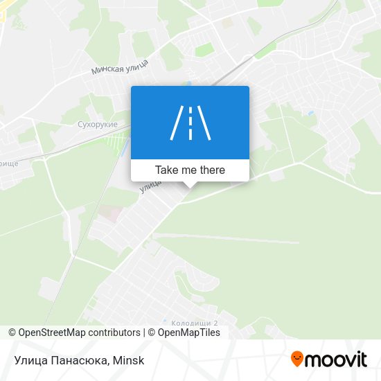 Улица Панасюка map