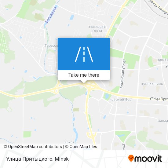 Улица Притыцкого map