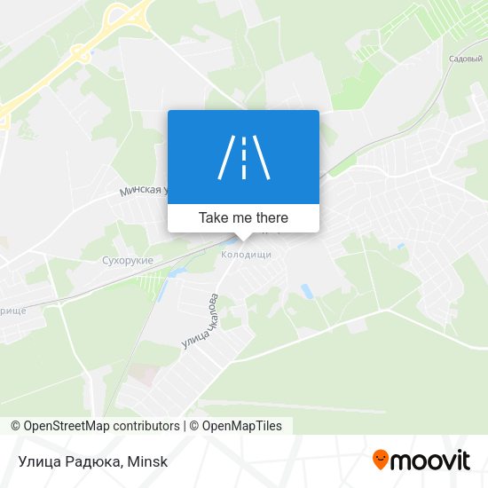 Улица Радюка map