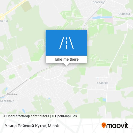 Улица Райский Куток map