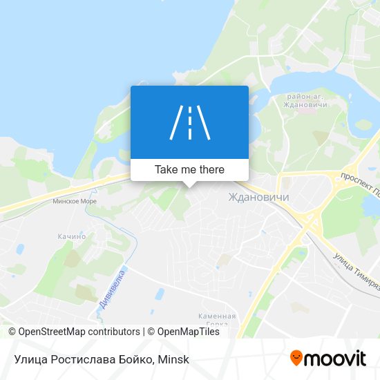 Улица Ростислава Бойко map