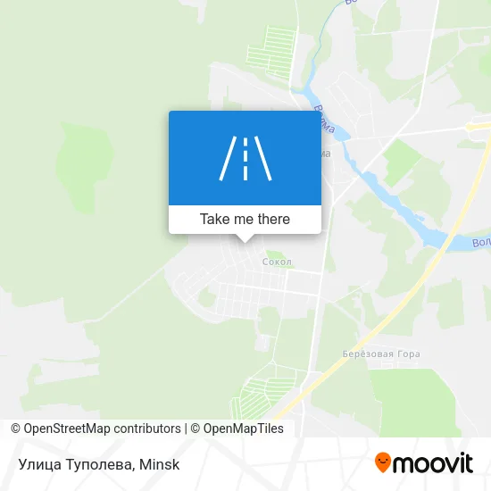 Улица Туполева map