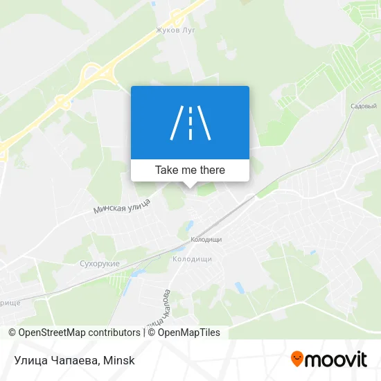 Улица Чапаева map