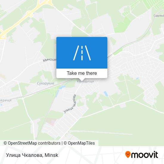 Улица Чкалова map