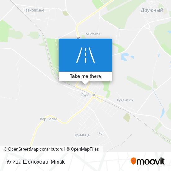 Улица Шолохова map