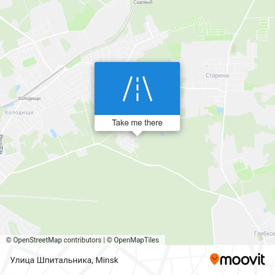 Улица Шпитальника map