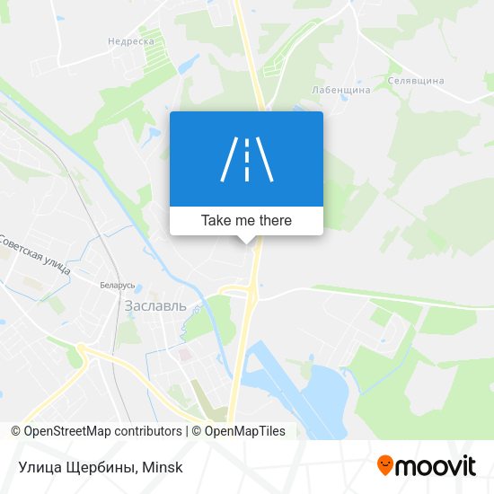 Улица Щербины map