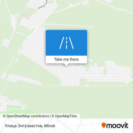 Улица Энтузиастов map