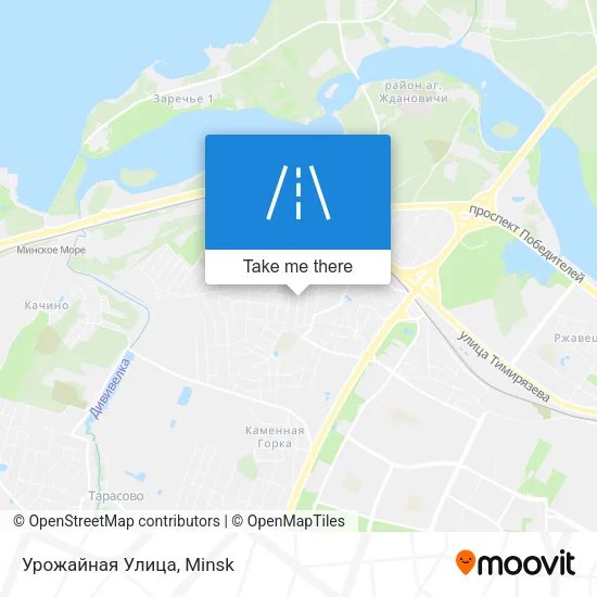 Урожайная Улица map