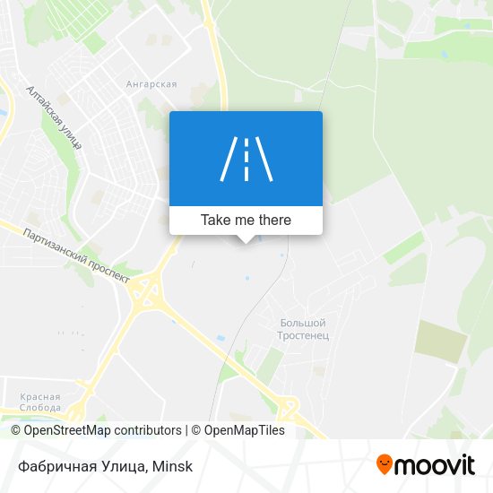 Фабричная Улица map