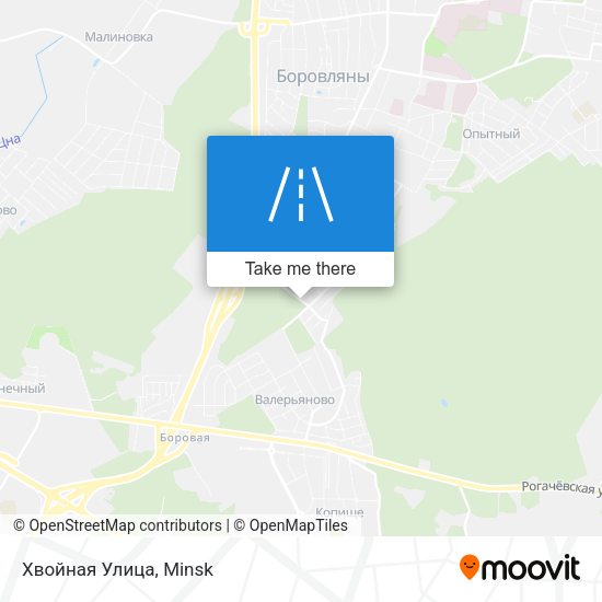 Хвойная Улица map
