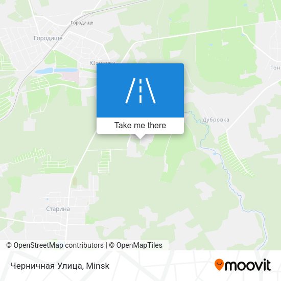 Черничная Улица map