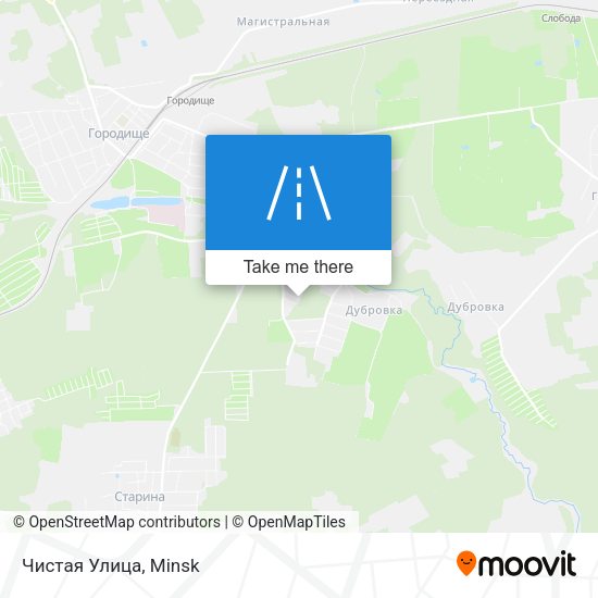 Чистая Улица map