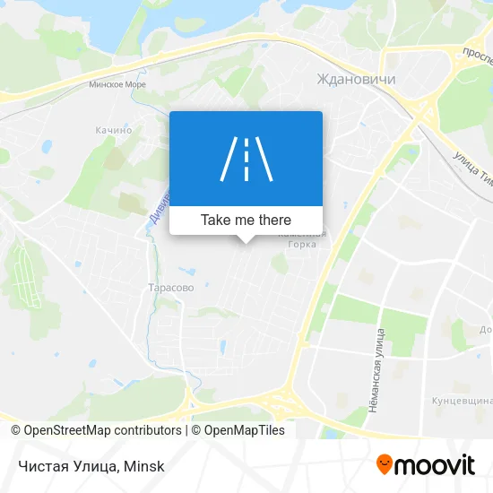 Чистая Улица map