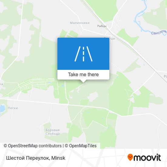 Шестой Переулок map