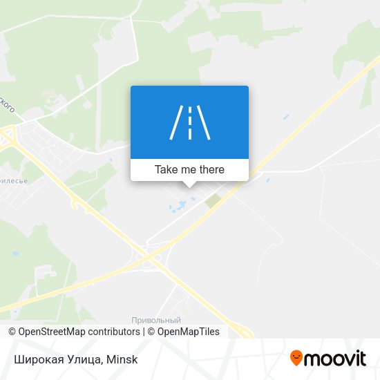 Широкая Улица map