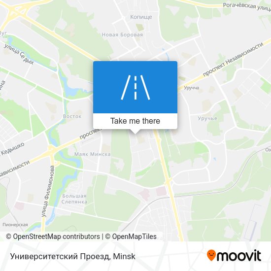Университетский Проезд map