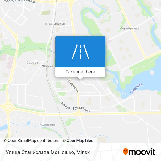 Улица Станислава Монюшко map