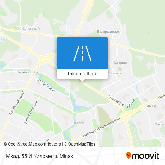 Мкад, 55-Й Километр map