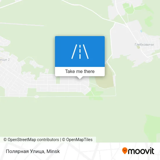 Полярная Улица map