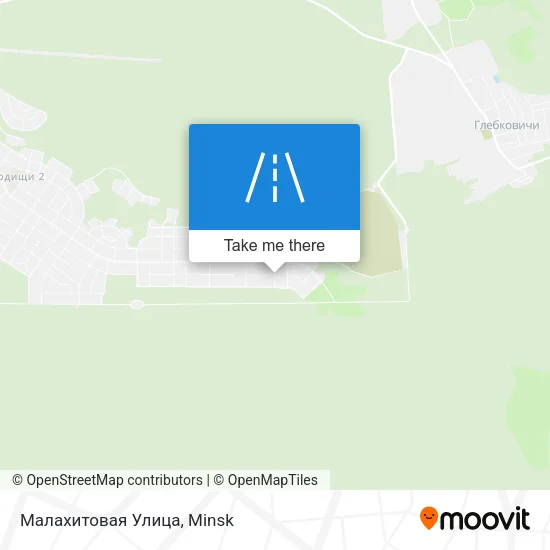 Малахитовая Улица map