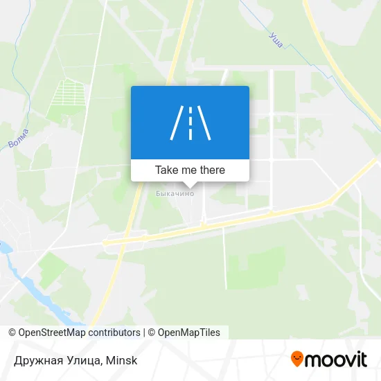 Дружная Улица map