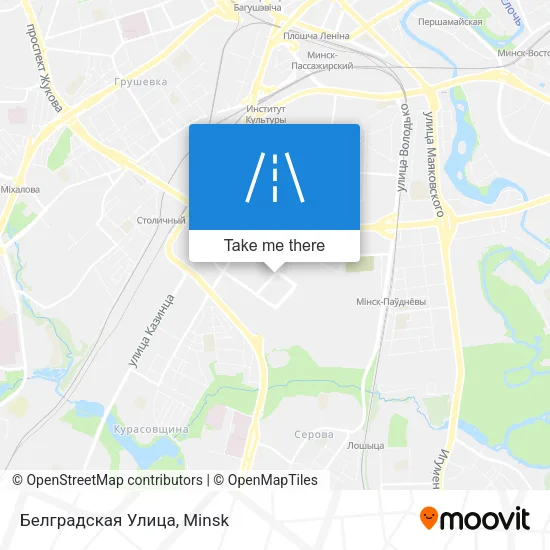 Белградская Улица map