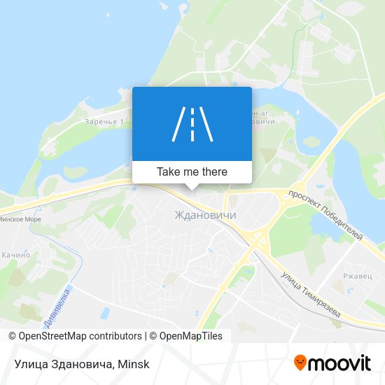 Улица Здановича map