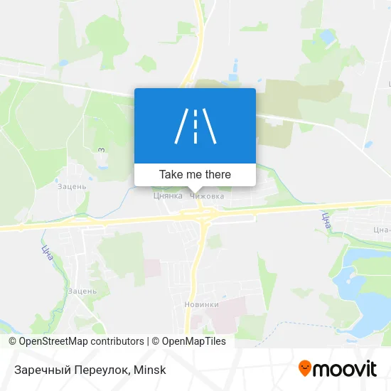 Заречный Переулок map