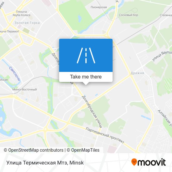 Улица Термическая Мтз map